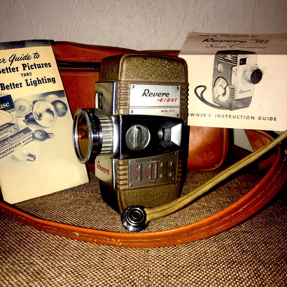 Vintage Revere model “50 8mm Camera